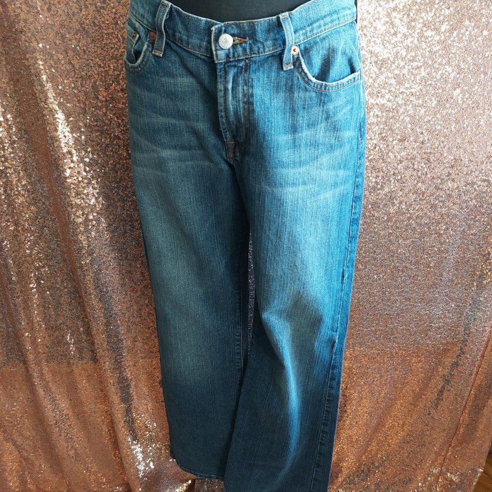 Lucky Brand Dungarees by Gene Montesano Straight Legs Denim Jeans 10/30
